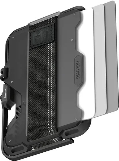 AULUMU G03 MagSafe Wallet Kaarthouder Multitool Standaard Grijs afbeelding 5