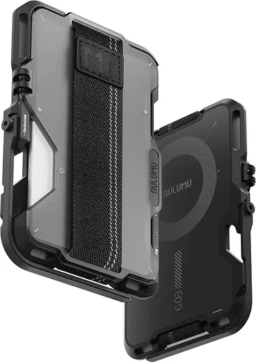 AULUMU G03 MagSafe Wallet Kaarthouder Multitool Standaard Grijs afbeelding 1