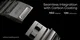 AULUMU Magnetisch Apple Watch 42/44/45/46/49mm Bandje Titanium Zwart afbeelding 7