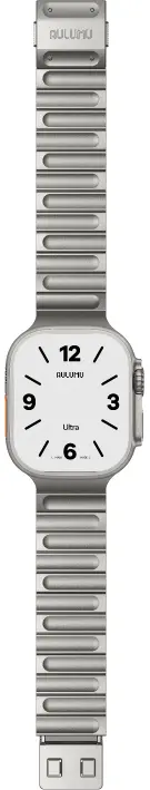 AULUMU Magnetisch Apple Watch 42/44/45/46/49mm Bandje Titanium afbeelding 3