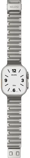 AULUMU Magnetisch Apple Watch 42/44/45/46/49mm Bandje Titanium afbeelding 3