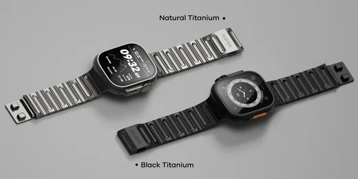 AULUMU Magnetisch Apple Watch 42/44/45/46/49mm Bandje Titanium afbeelding 5