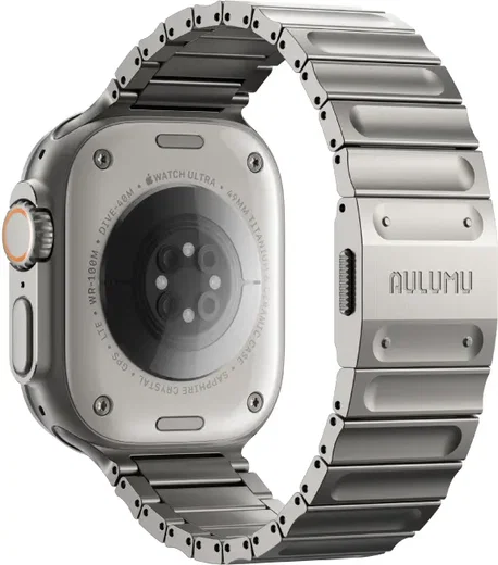 AULUMU Magnetisch Apple Watch 42/44/45/46/49mm Bandje Titanium afbeelding 2