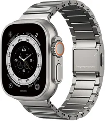 AULUMU Magnetisch Apple Watch 42/44/45/46/49mm Bandje Titanium afbeelding