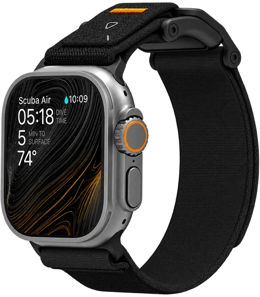 AULUMU Magnetisch Apple Watch Bandje 49/46/45/44/42mm Zwart afbeelding 1