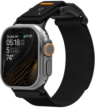 AULUMU Magnetisch Apple Watch Bandje 49/46/45/44/42mm Zwart