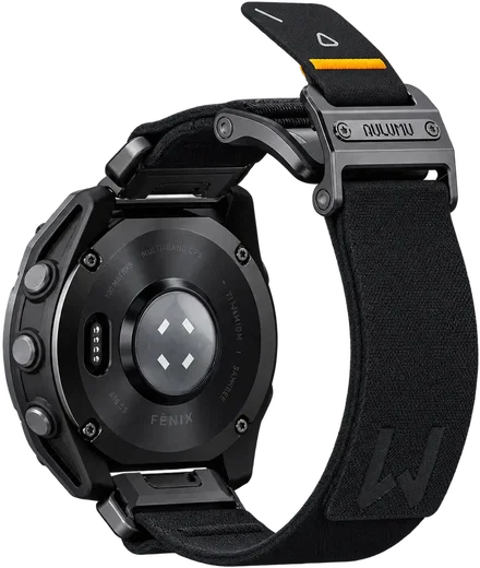 AULUMU Garmin QuickFit 26mm Bandje Magnetische Sluiting Zwart afbeelding 2