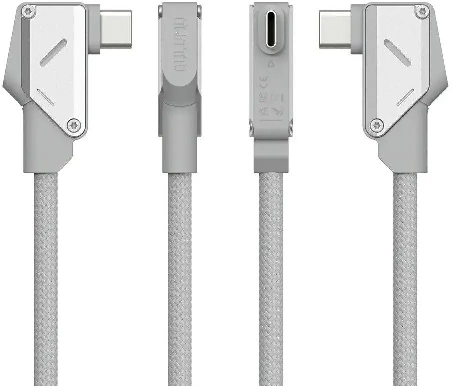 AULUMU M07 USB-C - USB-C Kabel 240W Fast Charge 10Gbps 4K 60Hz 1.2 M Aluminium afbeelding 5