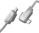 AULUMU M07 USB-C - USB-C Kabel 240W Fast Charge 10Gbps 4K 60Hz 1.2 M Aluminium afbeelding 3