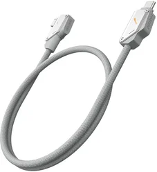 AULUMU M07 USB-C naar USB-C Kabel 240W Fast Charge 10Gbps 4K 60Hz 2 M Aluminium afbeelding