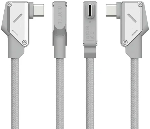 AULUMU M07 USB-C naar USB-C Kabel 240W Fast Charge 10Gbps 4K 60Hz 2 M Aluminium afbeelding 5