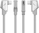 AULUMU M07 USB-C naar USB-C Kabel 240W Fast Charge 10Gbps 4K 60Hz 2 M Aluminium afbeelding 5