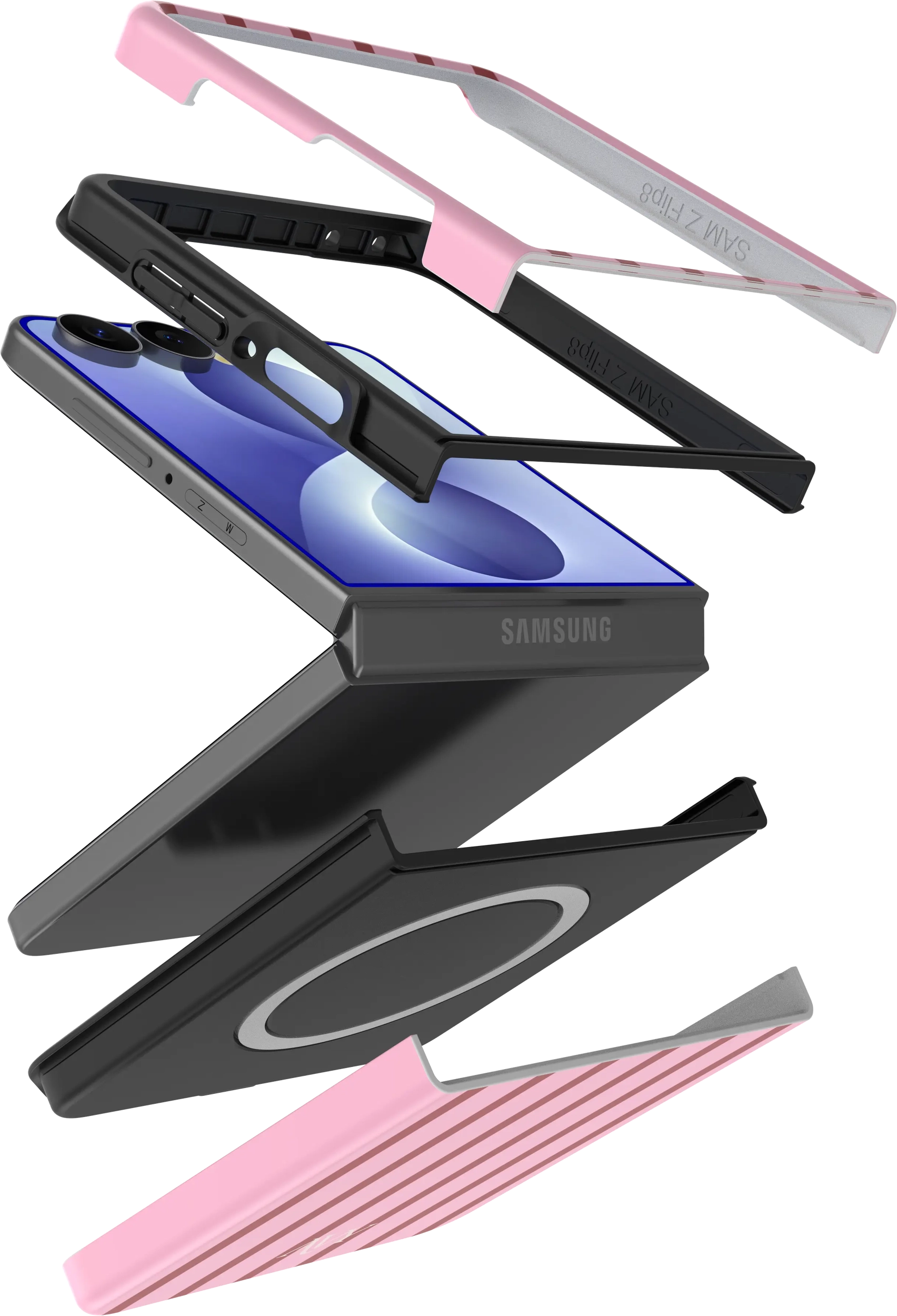 AVY Samsung Galaxy Z Flip 8 Hoesje MagSafe Back Cover Linea Sol afbeelding 13