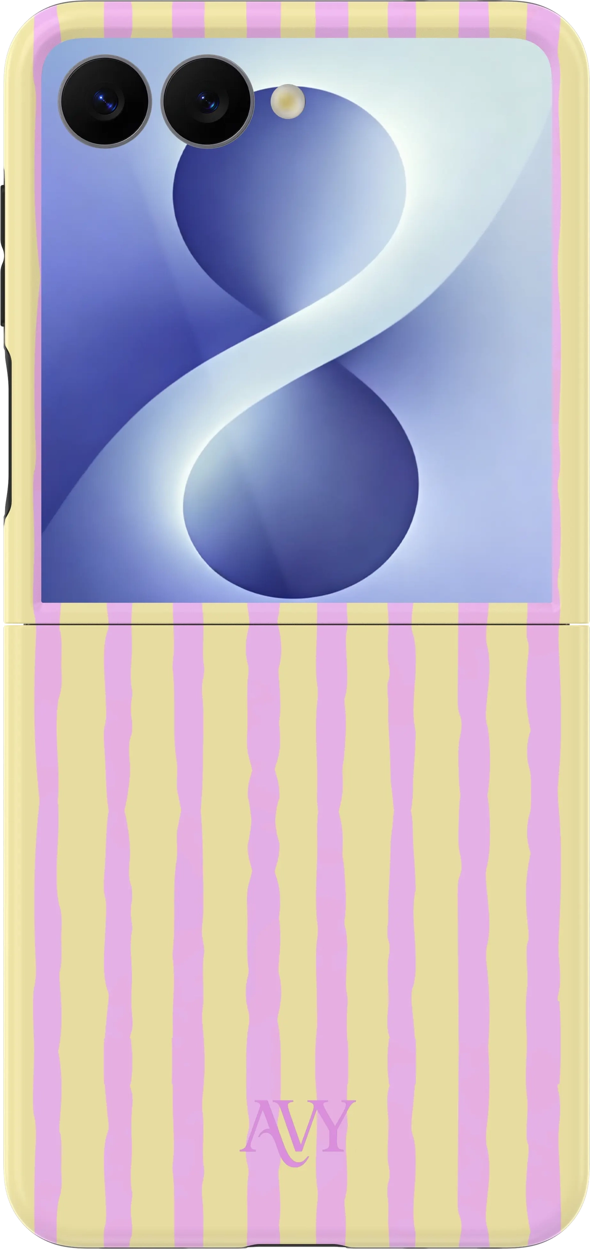 AVY Samsung Galaxy Z Flip 8 Hoesje MagSafe Back Cover Pink Lemonade afbeelding 1
