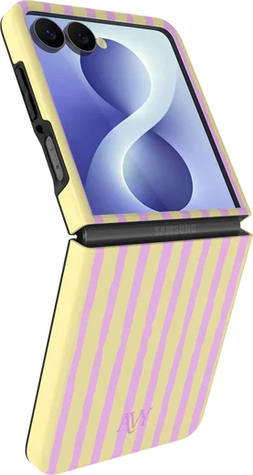 AVY Samsung Galaxy Z Flip 8 Hoesje MagSafe Back Cover Pink Lemonade afbeelding 15