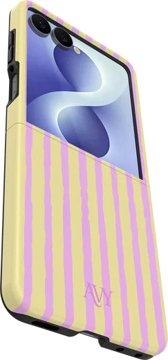 AVY Samsung Galaxy Z Flip 8 Hoesje MagSafe Back Cover Pink Lemonade afbeelding 13