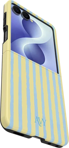 AVY Samsung Galaxy Z Flip 8 Hoesje MagSafe Back Cover Lemon Sky afbeelding 12