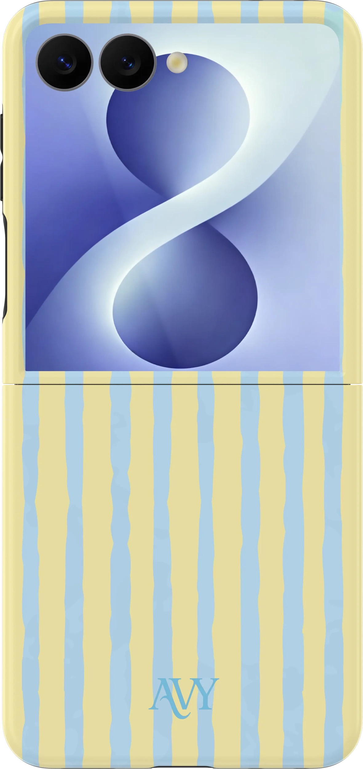 AVY Samsung Galaxy Z Flip 8 Hoesje MagSafe Back Cover Lemon Sky afbeelding 1