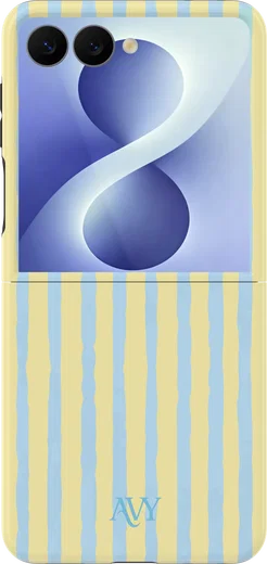 AVY Samsung Galaxy Z Flip 8 Hoesje MagSafe Back Cover Lemon Sky afbeelding 1