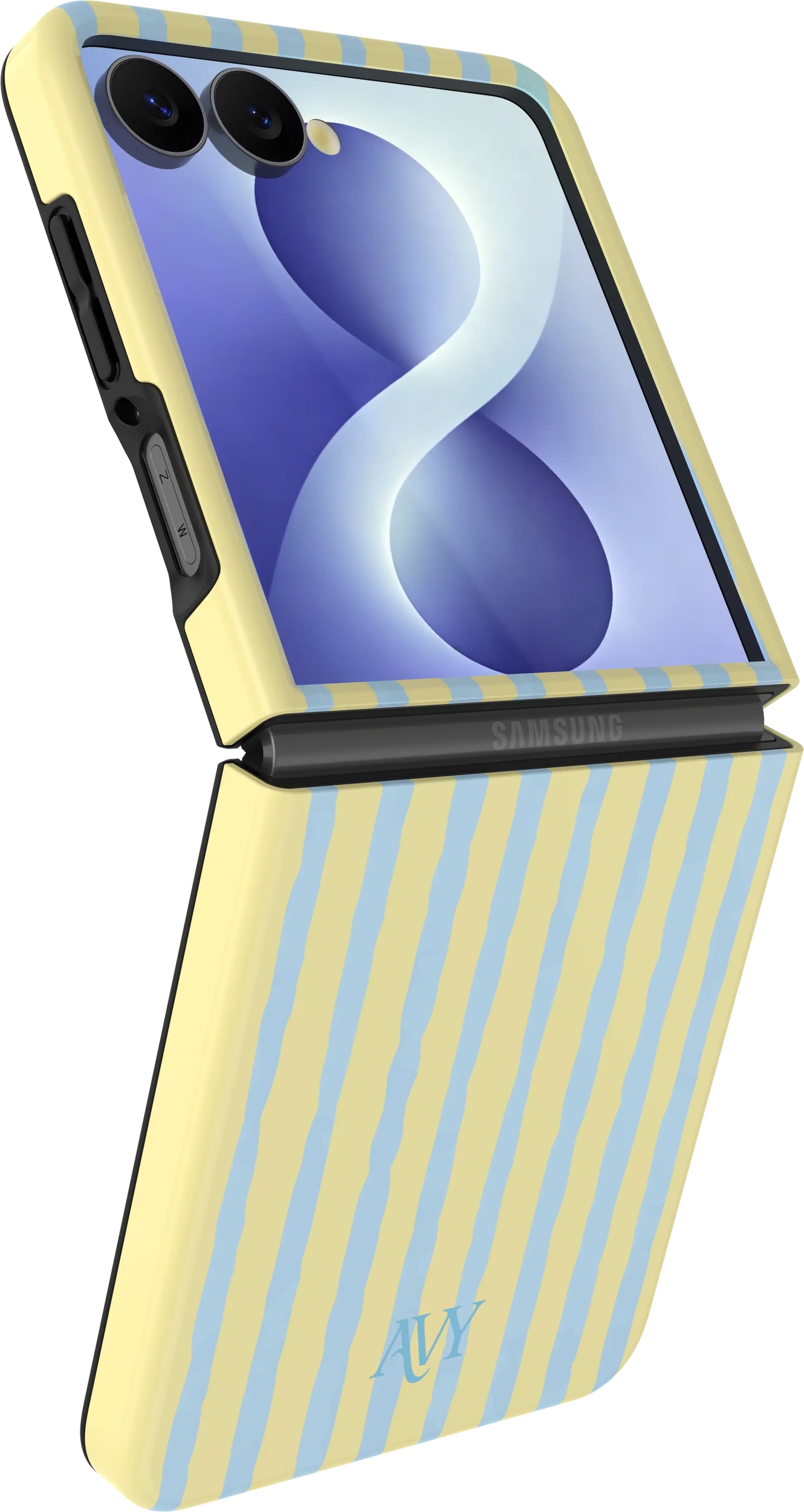 AVY Samsung Galaxy Z Flip 8 Hoesje MagSafe Back Cover Lemon Sky afbeelding 13