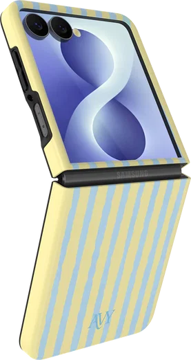 AVY Samsung Galaxy Z Flip 8 Hoesje MagSafe Back Cover Lemon Sky afbeelding 13
