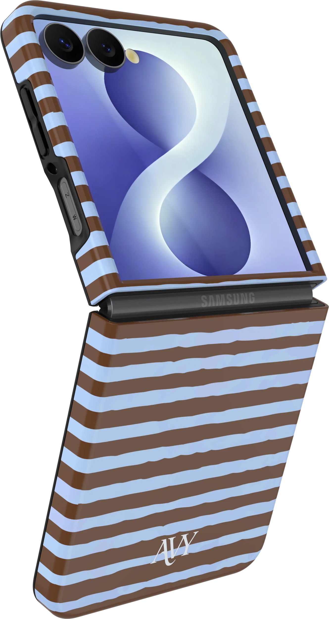 AVY Samsung Galaxy Z Flip 8 Hoesje MagSafe Back Cover Ocean Latte afbeelding 11