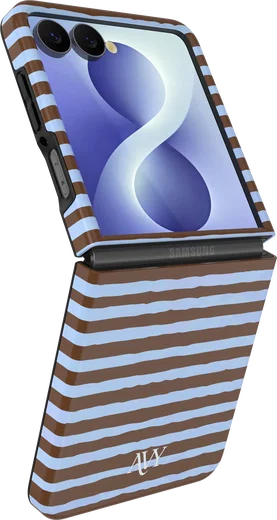 AVY Samsung Galaxy Z Flip 8 Hoesje MagSafe Back Cover Ocean Latte afbeelding 11
