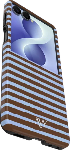 AVY Samsung Galaxy Z Flip 8 Hoesje MagSafe Back Cover Ocean Latte afbeelding 14