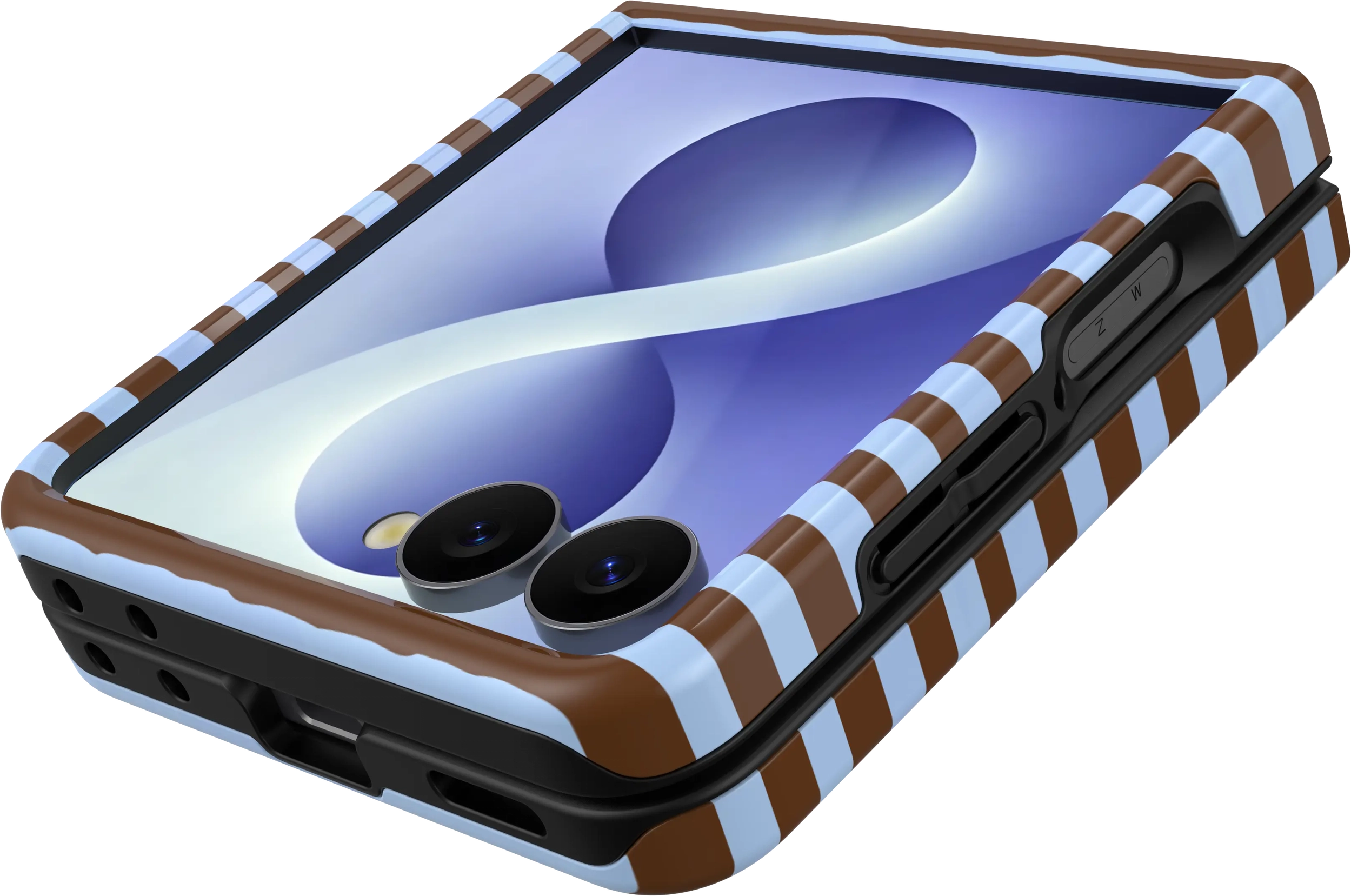 AVY Samsung Galaxy Z Flip 8 Hoesje MagSafe Back Cover Ocean Latte afbeelding 15