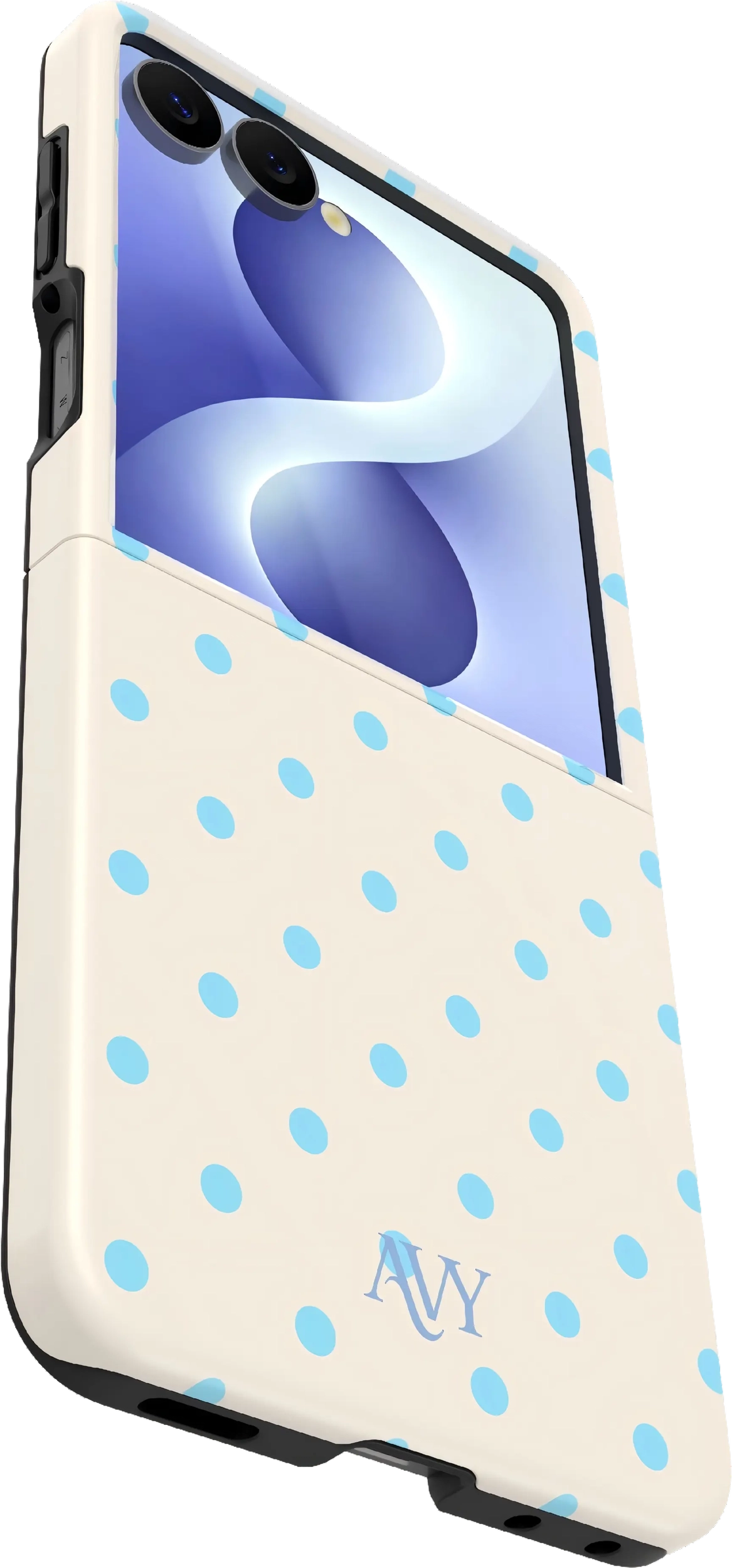 AVY Samsung Galaxy Z Flip 8 Hoesje MagSafe Back Cover Riviera Dots afbeelding 12