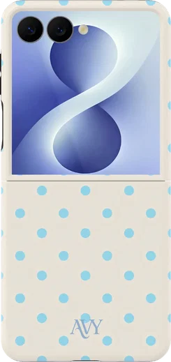 AVY Samsung Galaxy Z Flip 8 Hoesje MagSafe Back Cover Riviera Dots afbeelding 1