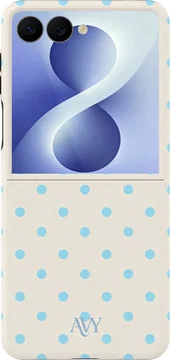 AVY Samsung Galaxy Z Flip 8 Hoesje MagSafe Back Cover Riviera Dots