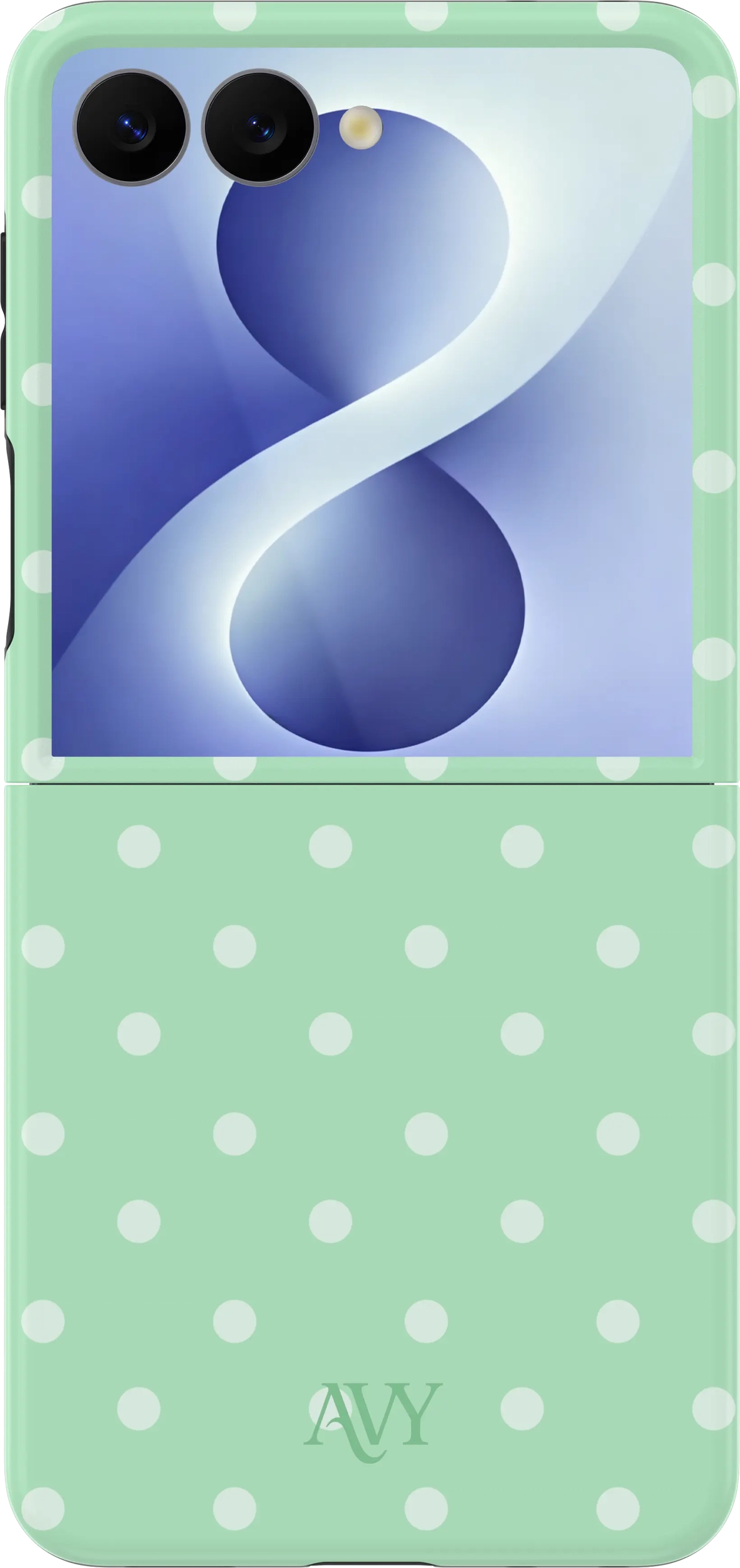 AVY Samsung Galaxy Z Flip 8 Hoesje MagSafe Back Cover Mint Breeze afbeelding 1