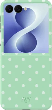 AVY Samsung Galaxy Z Flip 8 Hoesje MagSafe Back Cover Mint Breeze