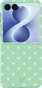 AVY Samsung Galaxy Z Flip 8 Hoesje MagSafe Back Cover Mint Breeze