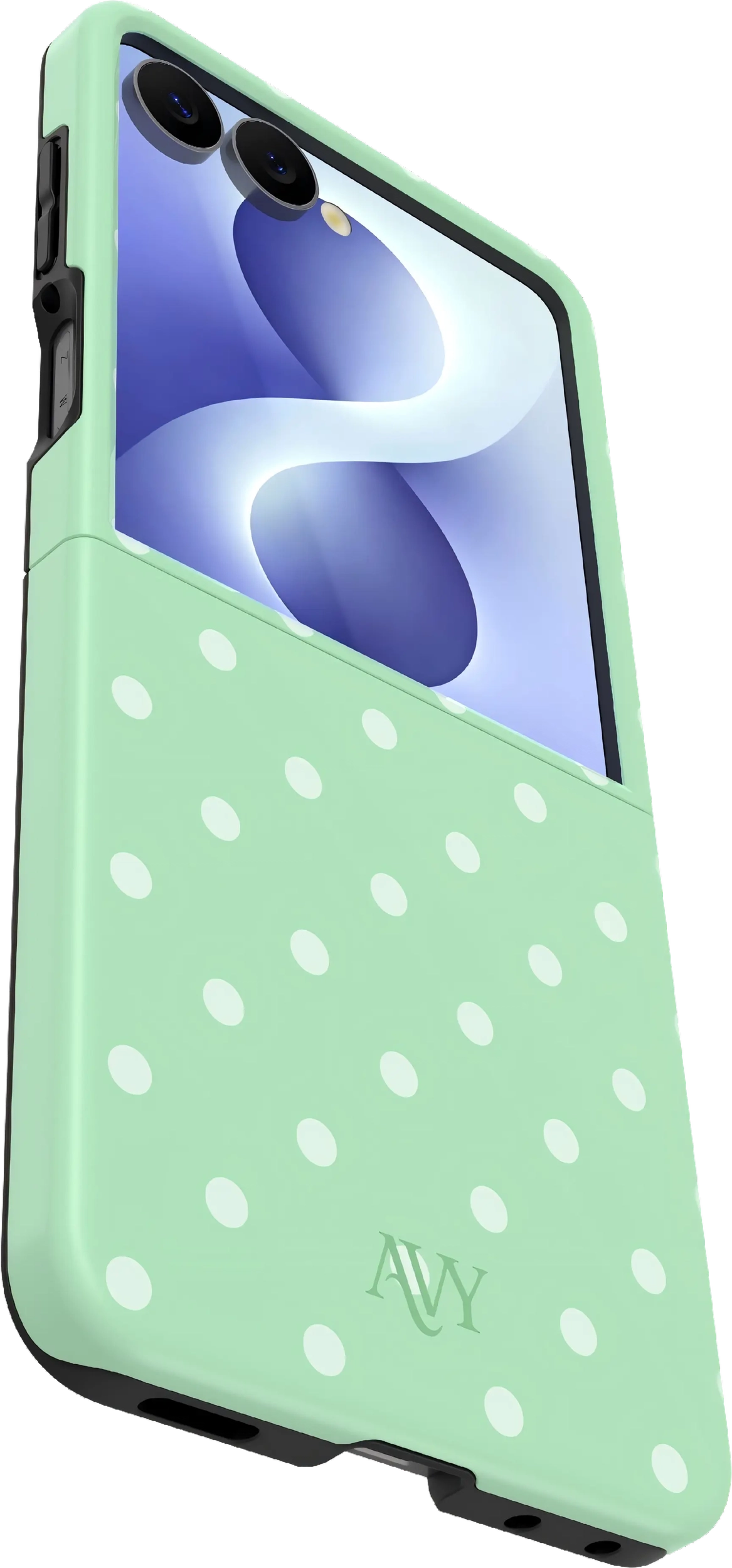 AVY Samsung Galaxy Z Flip 8 Hoesje MagSafe Back Cover Mint Breeze afbeelding 12