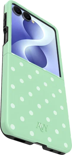 AVY Samsung Galaxy Z Flip 8 Hoesje MagSafe Back Cover Mint Breeze afbeelding 12