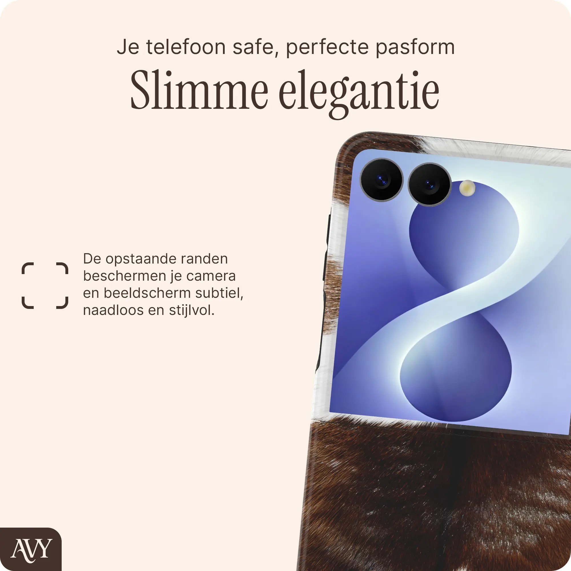AVY Samsung Galaxy Z Flip 8 Hoesje MagSafe Back Cover Rodeo Muse afbeelding 8