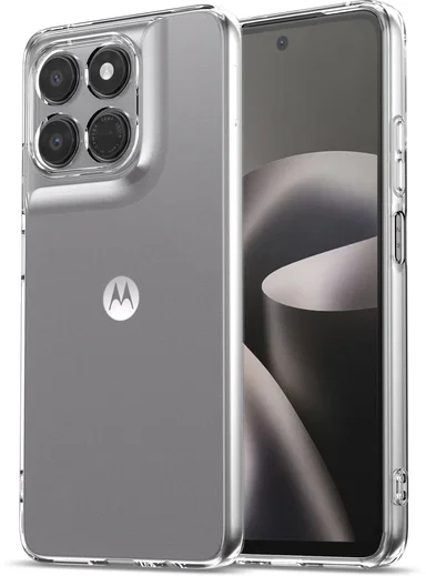 Motorola Moto G47 Hoesje Dun TPU Back Cover Transparant afbeelding 1