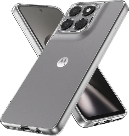 Motorola Moto G47 Hoesje Dun TPU Back Cover Transparant afbeelding 2