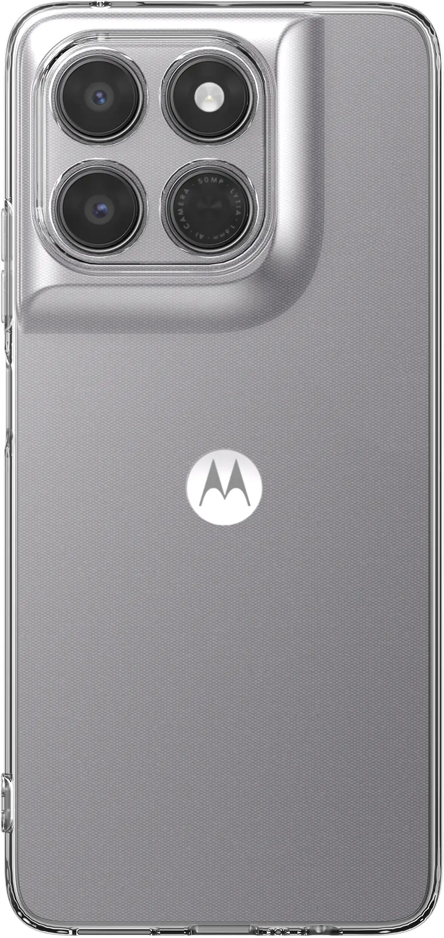Motorola Moto G47 Hoesje Dun TPU Back Cover Transparant afbeelding 5