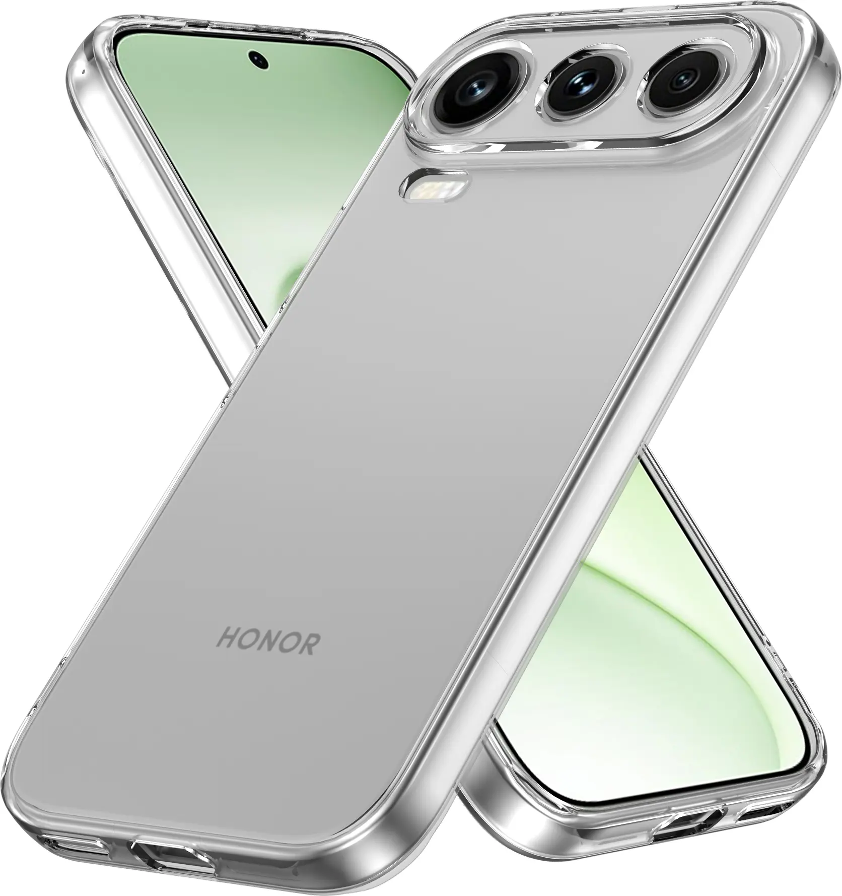 Honor 600 Pro Hoesje Dun TPU Back Cover Transparant afbeelding 2