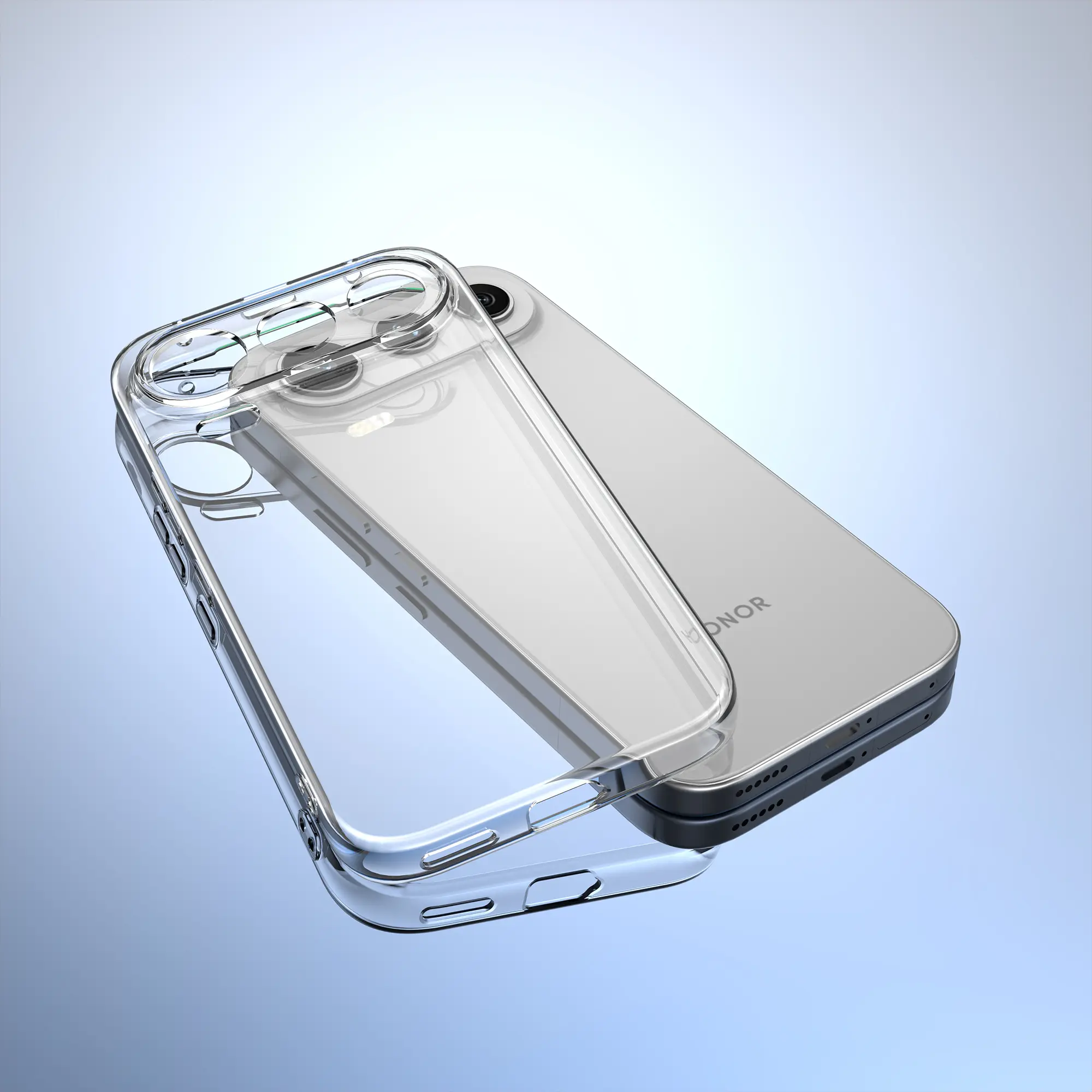 Honor 600 Pro Hoesje Dun TPU Back Cover Transparant afbeelding 9