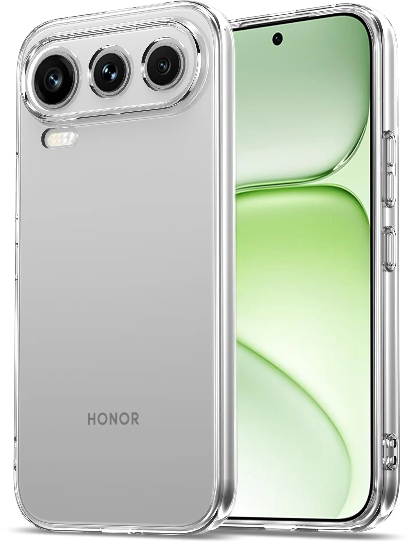 Honor 600 Pro Hoesje Dun TPU Back Cover Transparant afbeelding 1