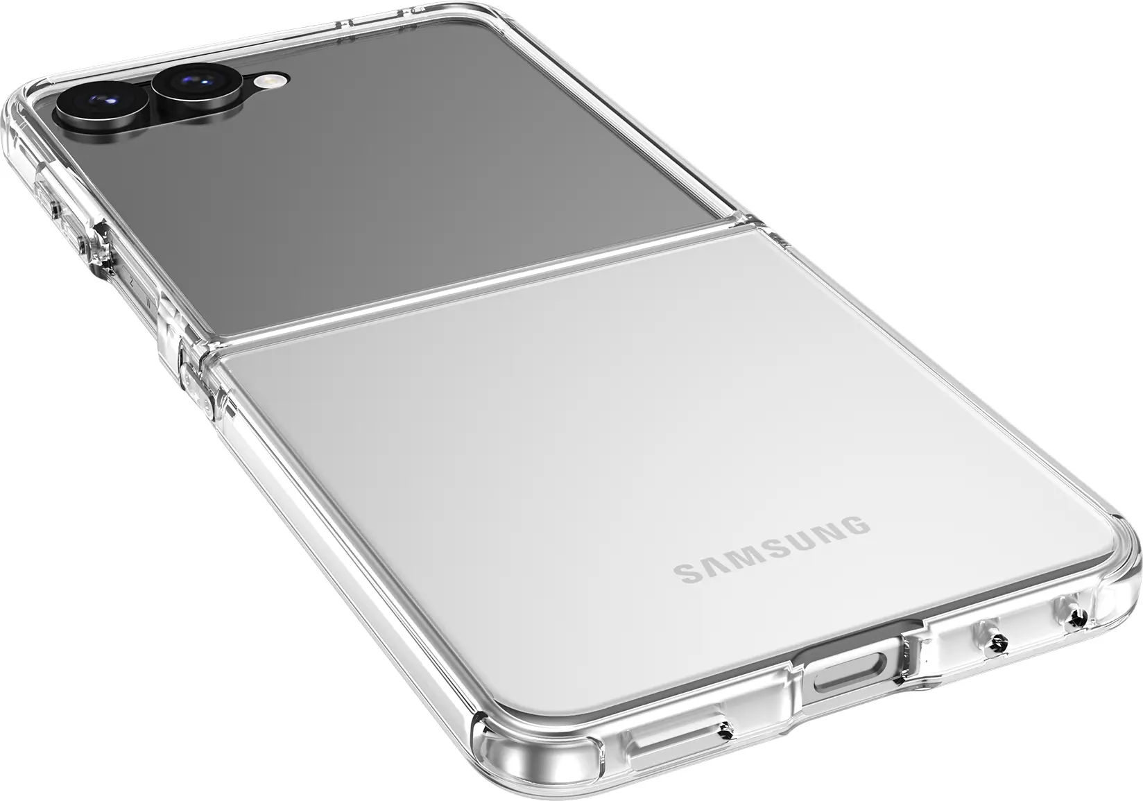 Samsung Galaxy Z Flip 8 Hoesje Dun TPU Back Cover Transparant afbeelding 7