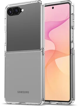 Samsung Galaxy Z Flip 8 Hoesje Dun TPU Back Cover Transparant