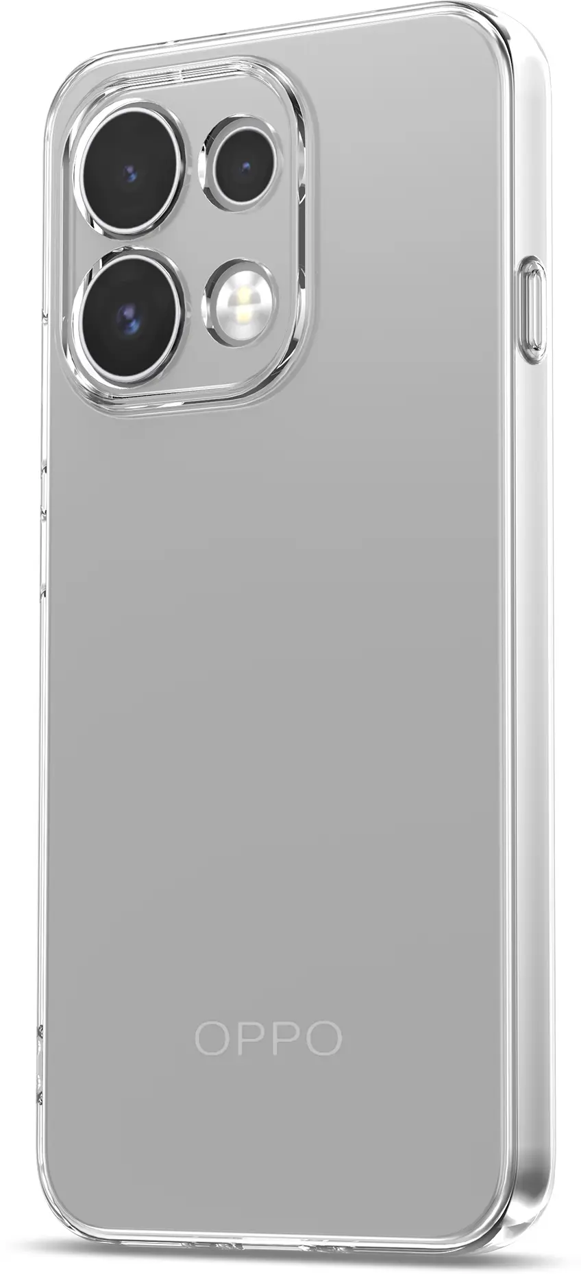 Oppo Reno 16 Pro Hoesje Dun TPU Back Cover Transparant afbeelding 4