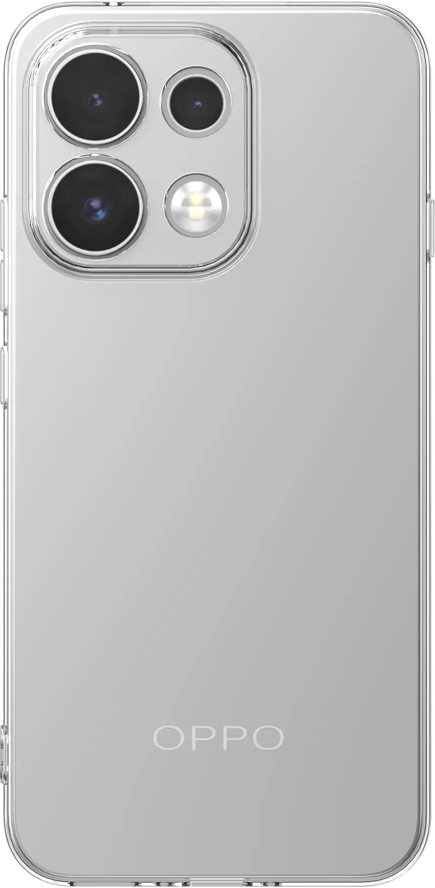 Oppo Reno 16 Pro Hoesje Dun TPU Back Cover Transparant afbeelding 5