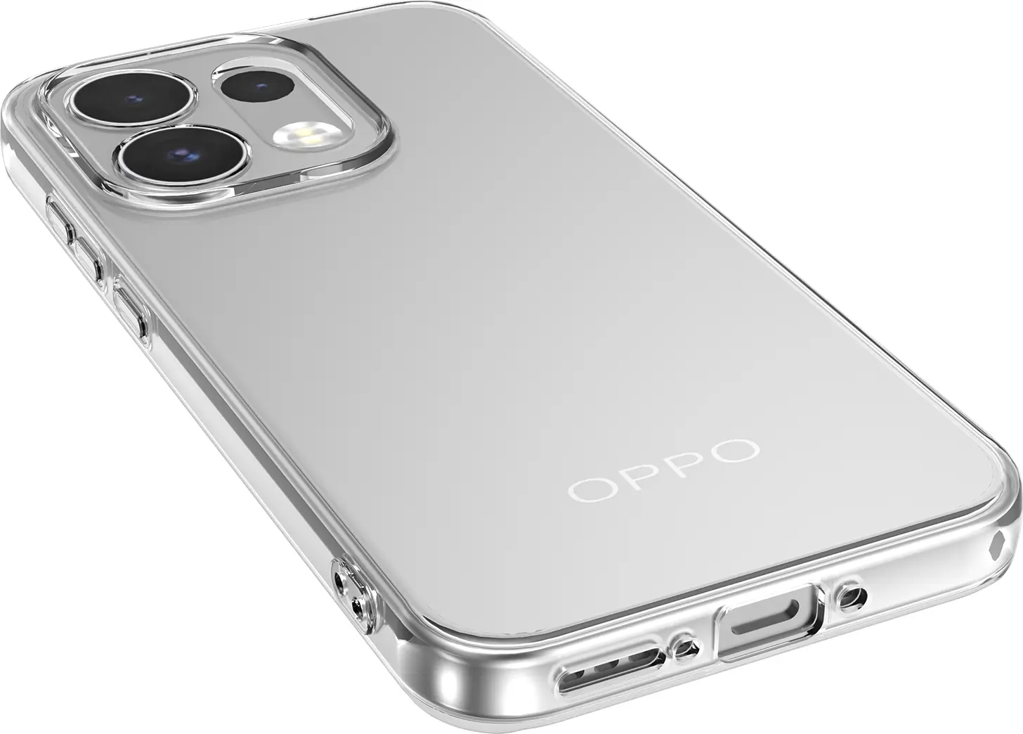 Oppo Reno 16 Hoesje Dun TPU Back Cover Transparant afbeelding 8