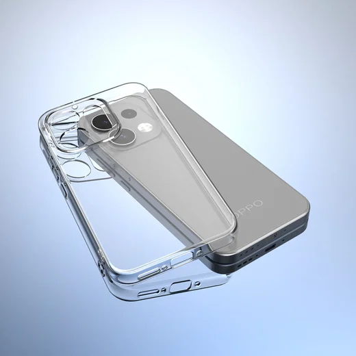 Oppo Reno 16 Hoesje Dun TPU Back Cover Transparant afbeelding 9